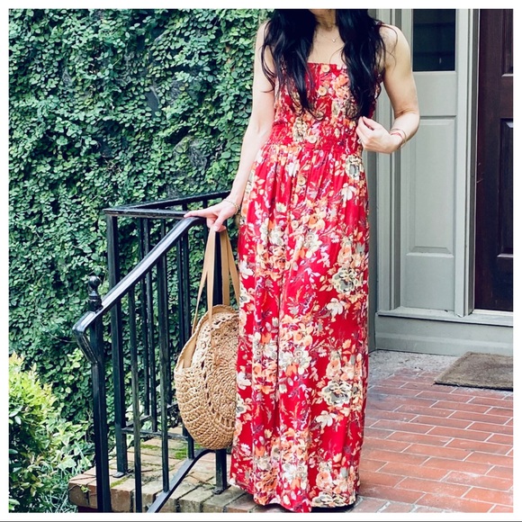 ✨LAST ONE✨SUMMER PRINT SLEEVELESS MAXI DRESS - Picture 5 of 8